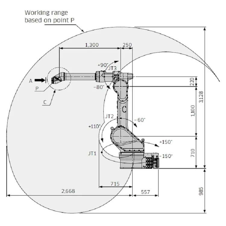 Robotic Arm Industrial  Industrial Robot for Car Painting and Coating Applications