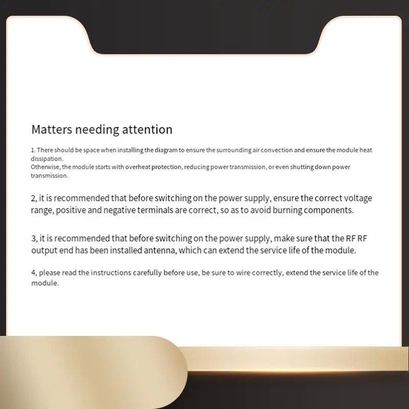 

4.9G 2.5W FPV VTX 25Mw-2500MW Video Transmitter Built-In Mic High Power VTX For Long Range FPV Drone RC Drone Durable-N36R