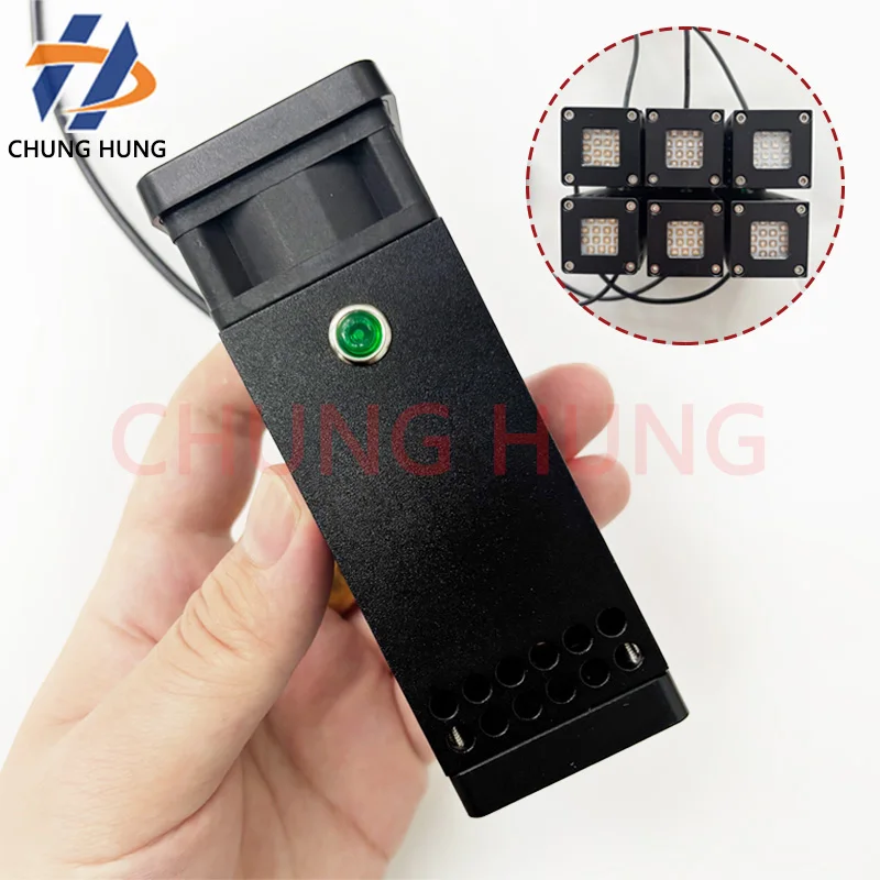Handheld portable UV curing lamp ink shadowless adhesive green oil high-power UV curing lamp fast drying UV lamp