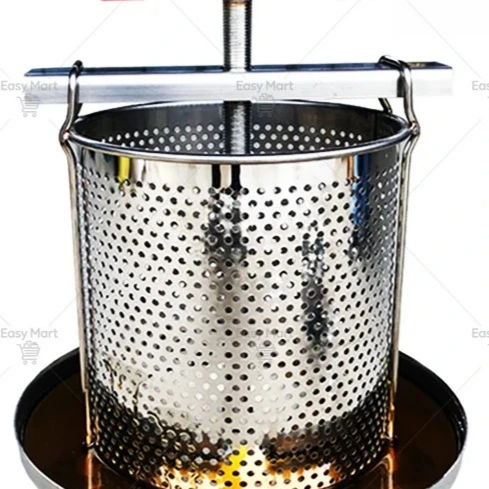 Stainless Steel Manual Honey Press, Multi-Function Fruit Juicer