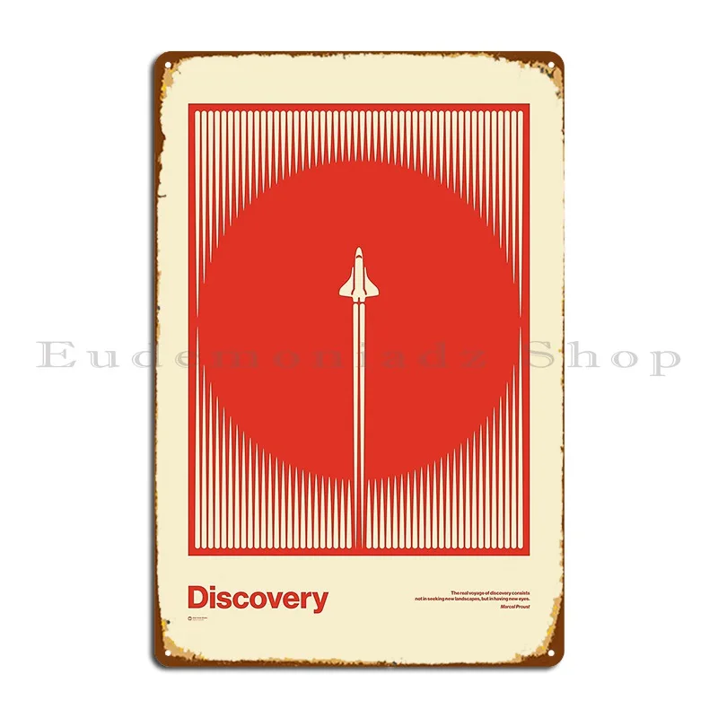 Discovery Metal Sign Retro Printing Bar Cave Pub Customize Tin Sign Poster