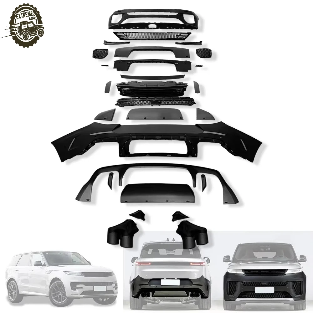 

High Quality SV Facelift Front and Rear Bumpers ABS Body Kit for Land Rove Range Rover Sport 2023+ Upgrade SV