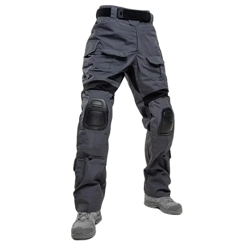 

Carbon gray G3 Tactical Hunting Trousers, Combat Outdoor + Knee Pads