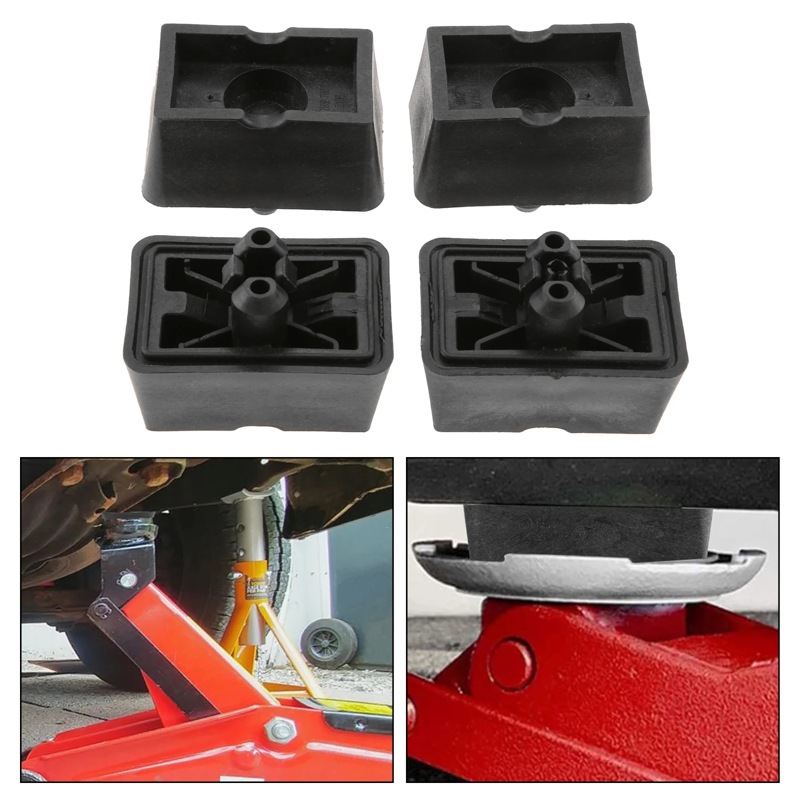 

4Pcs Car Under Jack Point Jacking Lifting Support Pads Cover Plug Block for BMW E63 E64 E65 E67 Mini R50 R53 R56 R57 51717039760