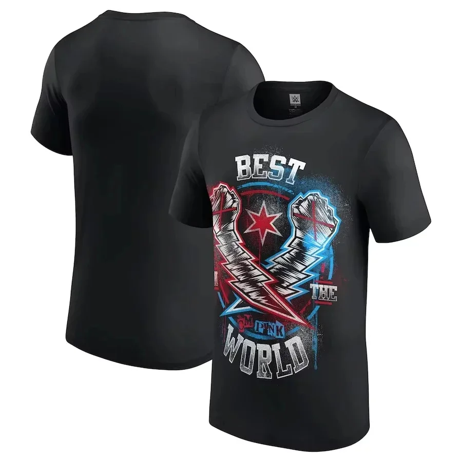 Roman Reigns men's T-Shirt Wrestling Round neck short sleeved T-shirt Boxing Champion Gym Quick Drying Clothes Training Tee Tops image 4