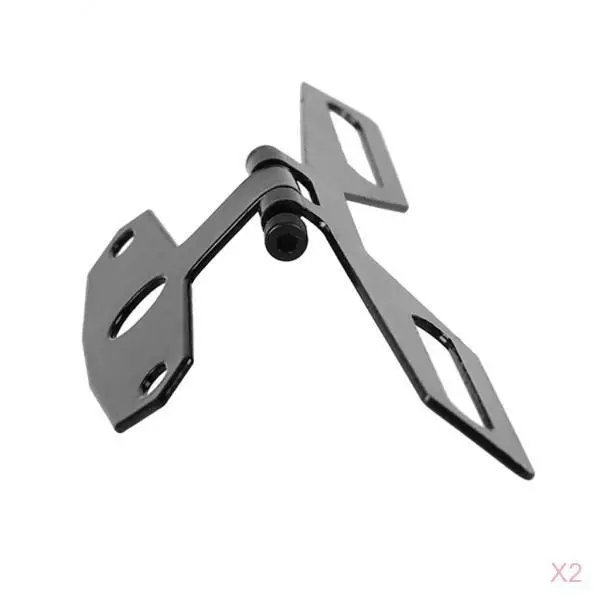 Adjustable Tail Light Bracket Metal Folding License Plate Holder Motorcycle Accessory for Custom Modification