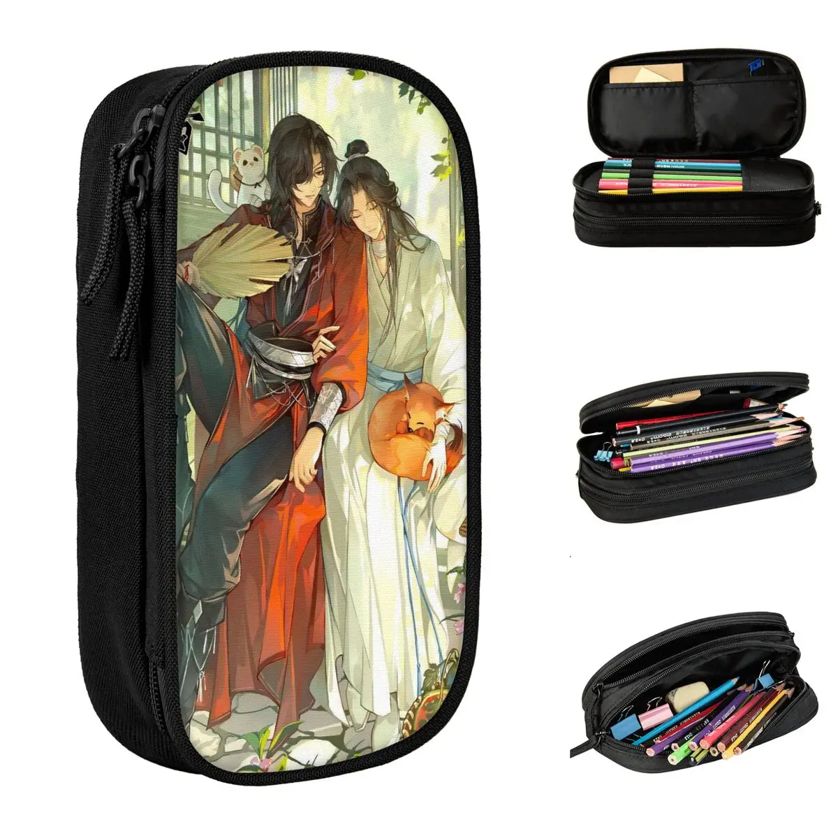 Heaven Official's Blessing Pencil Case Students Lovely Pencil Box Design School Pencil Cases Stationery Organizer Gift Idea