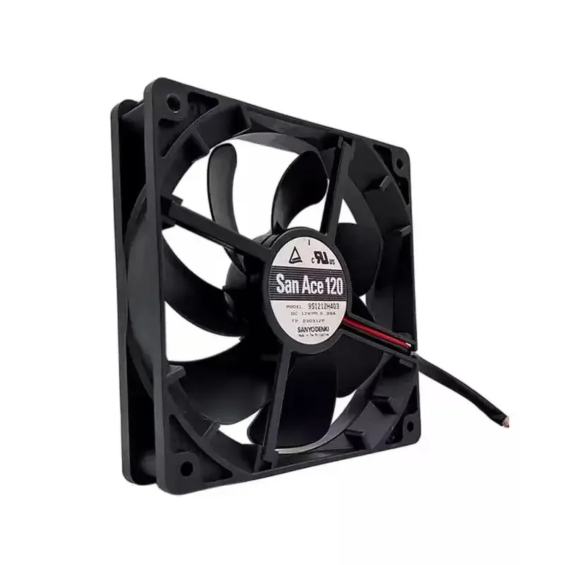 LY Original For Sanyo Denki San Ace 120 9S1212H403 12V 0.39A 12025 120mm 12cm Dual Ball Bearing Super Silent PC Case Cooling Fan