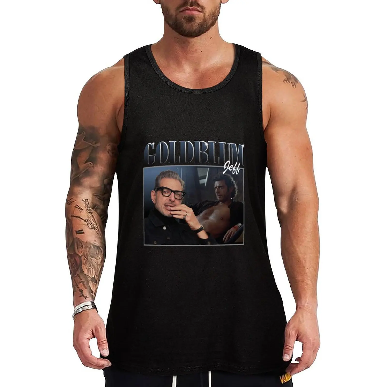 

jeff goldblum Tank Top Men's t shirt Men's summer vest Men's t-shirts