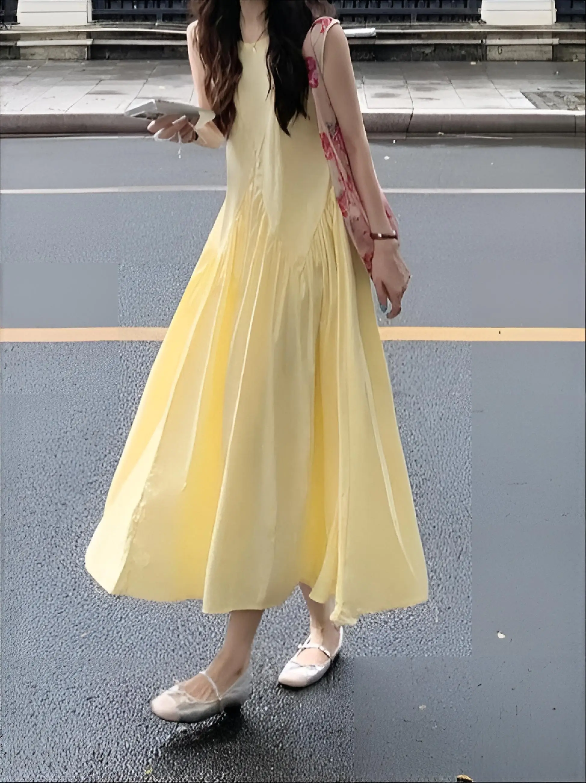 ชุดเดรสผู้หญิงสไตล์วินเทจ Y2K ยุค 2000 เสื้อถักปักลาย ผูกโบว์ กระโปรงทรงเอ ความยาวปานกลาง ชุดสำเร็จการศึกษา ชุดนักเรียน นักศึกษา ทรงทันสมัย