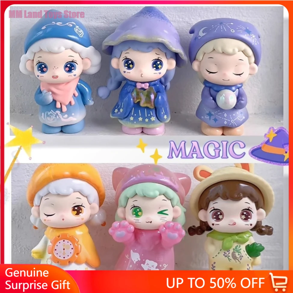 Новая серия Yaya Magic Academy, мини-слепая коробка, модная кавайная мультяшная настольная декоративная игрушка для взрослых и детей, подарки