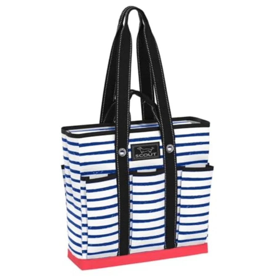 

Rocket Pocket Tote - Multi-Pocket Travel Nurse Teacher Mom Tote 7 Pockets Total Two Sets of Straps Folds Flat