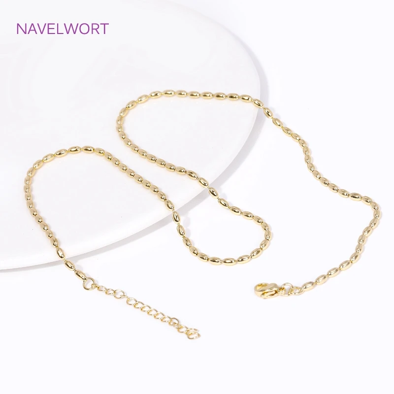 Multi Styles 18K Gold Plated Necklace Chains High Quality Brass Chains For Necklace Making, Fashion Jewelry For Women Wholesale