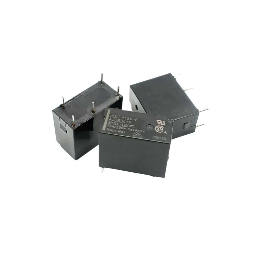 

1Pcs 5V 12V 24V 10A DC Power Relay 5 Pin JQ1P-5V-F JQ1P-12V-F JQ1P-24V-F Open and Close Miniature Power Relay