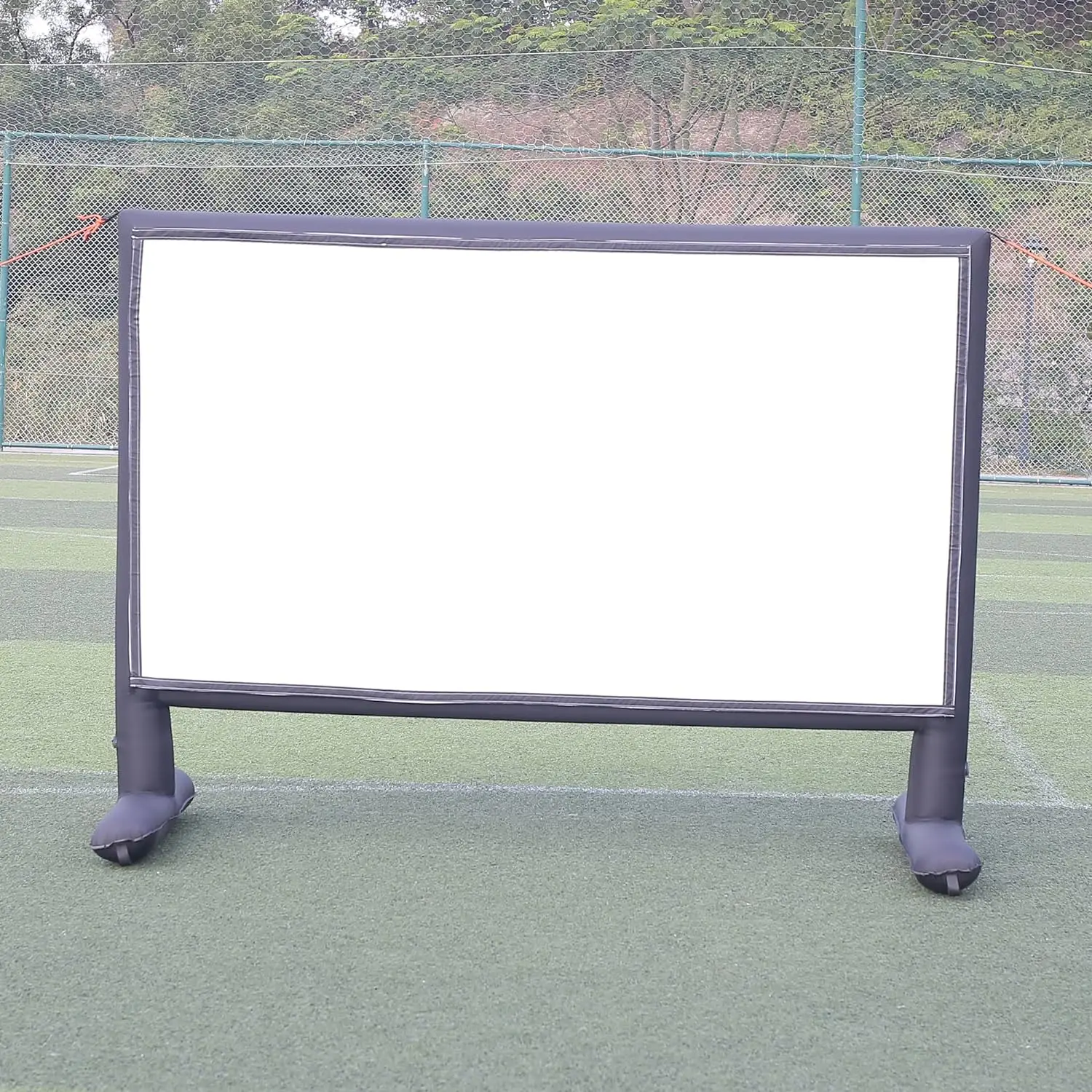 100 inch opblaasbaar filmprojectorscherm 9,6 voet - voor binnen en buiten Duurzame filmschermen Geen noodzaak om opblazen te blijven