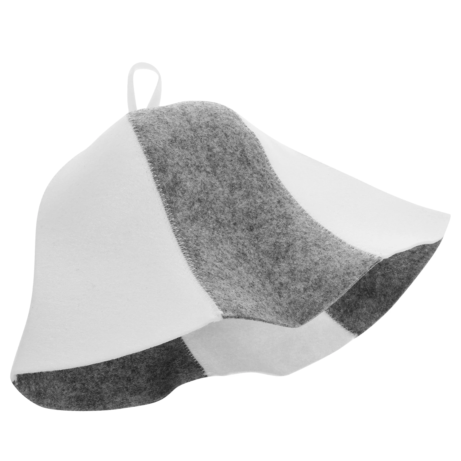 

Comfortable Felt Sauna Hat One Size Fits All Long Hair Safe Reusable Bathing Hat for Sauna Steam Room Absorbent Lightweight