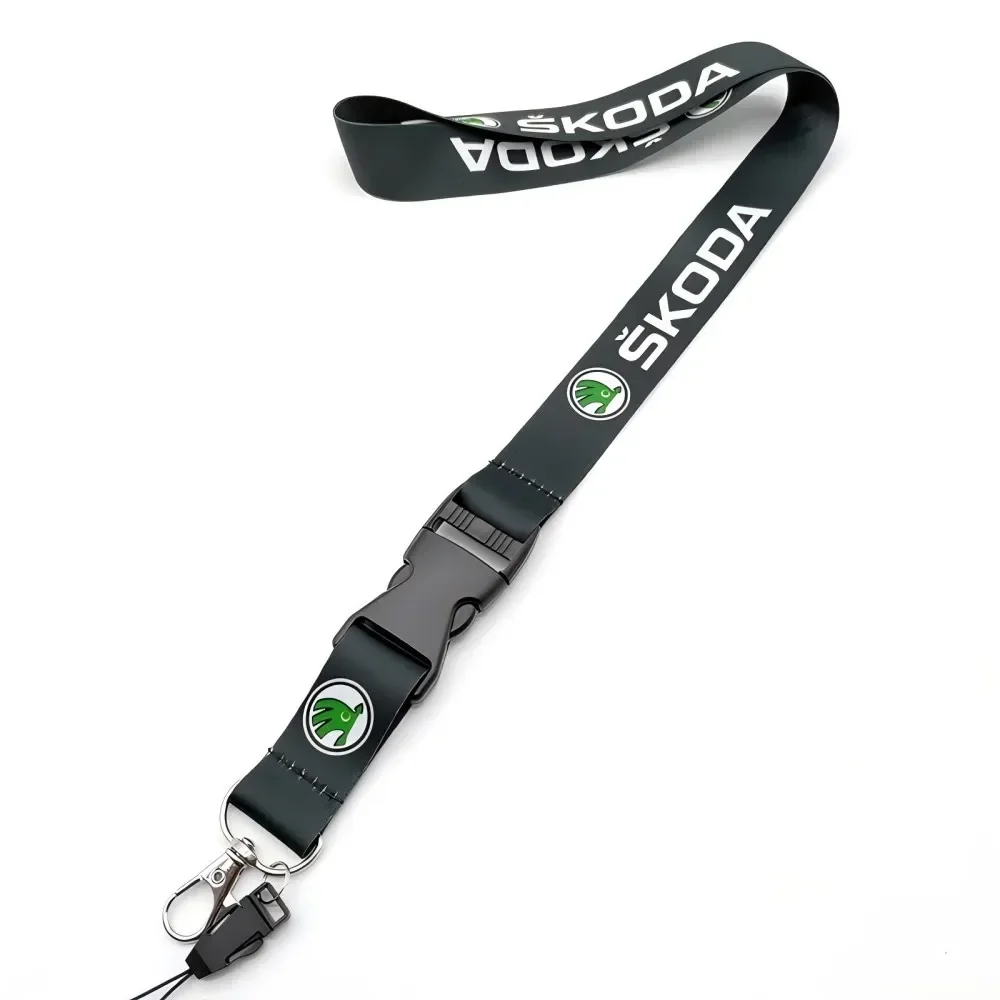Neck Strap Lanyard - Key, Cell Phone, and Work ID Card Hanging Rope, Suitable for Skoda Models (Octavia Rapid Fabia Superb）