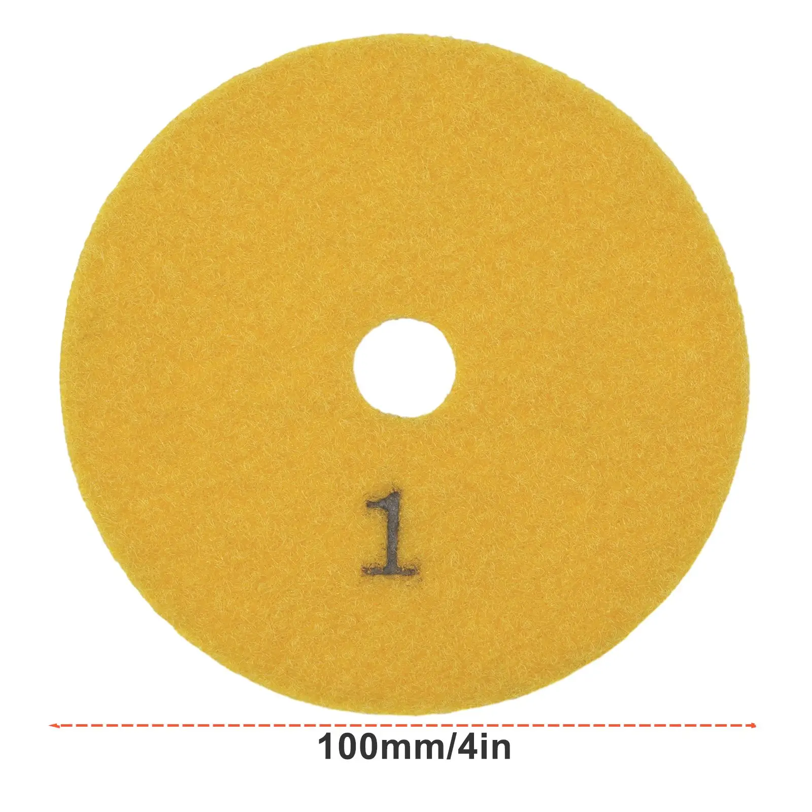 

1pc 4inch Diamond Polishing Pads Wet Dry Sanding Discs Polish Wheel Count Pads For Granite Marble Tile Quartz Polishing