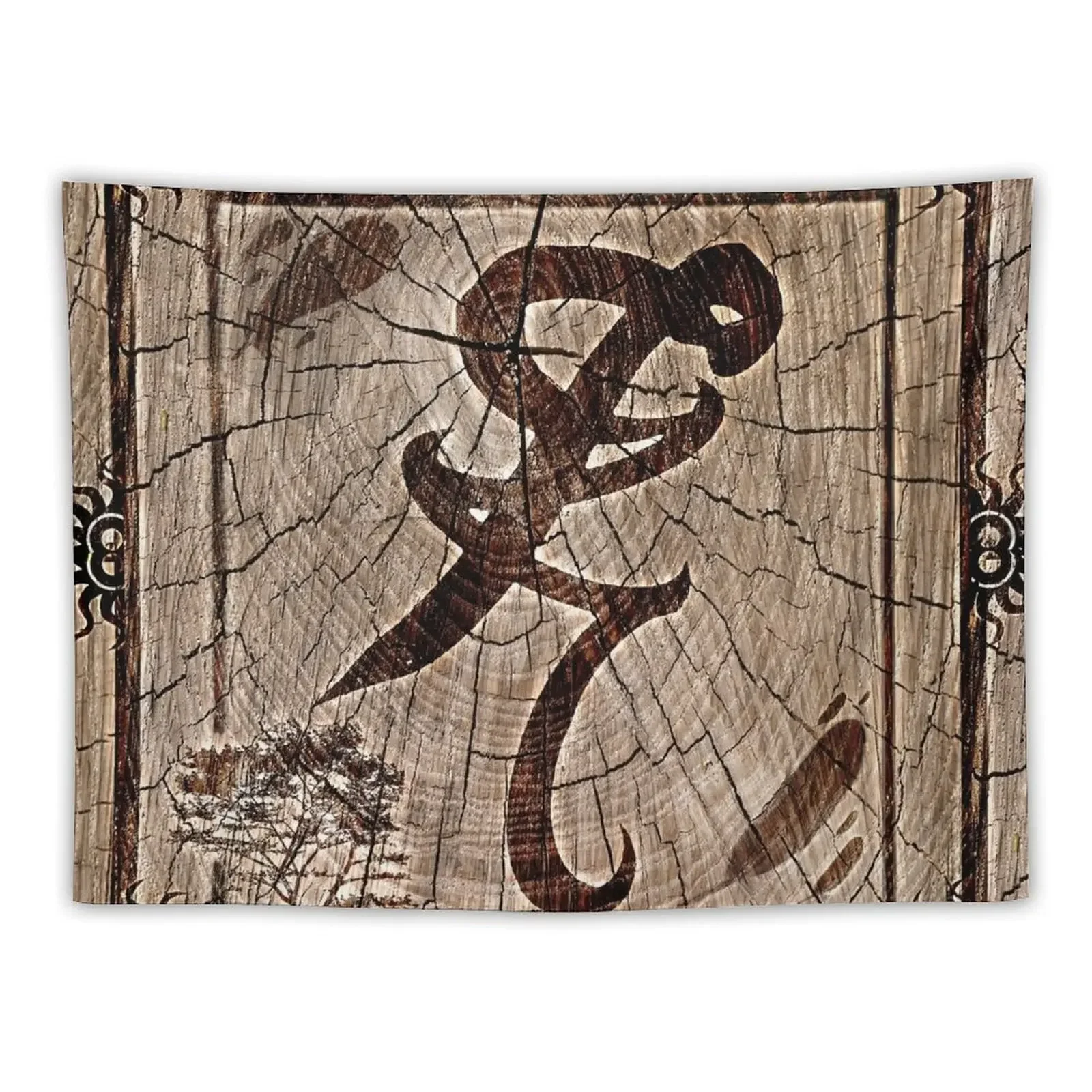 Wood Burned: Healing Rune Tapestry Funny Decoration For Rooms Cute Decor Home Decor Accessories Tapestry