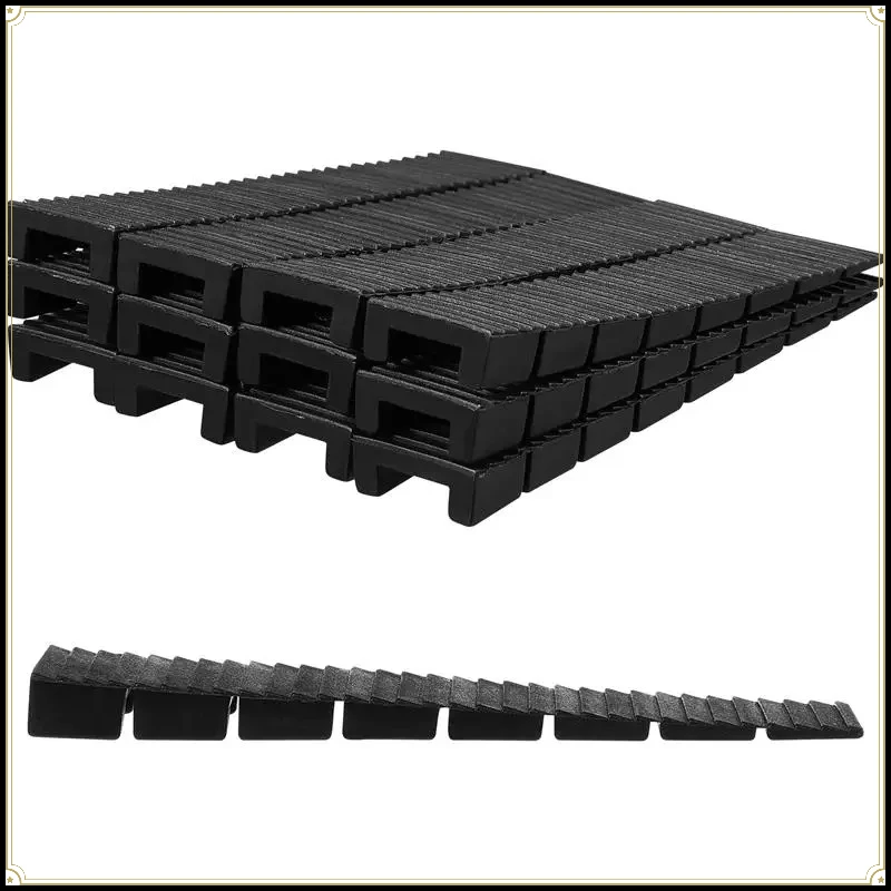20Pcs Composite Furniture Leveling Wedge Shims Heavy Weight For Table Cabinet Sofa Uneven Floor Height Fix Hardware Accessory