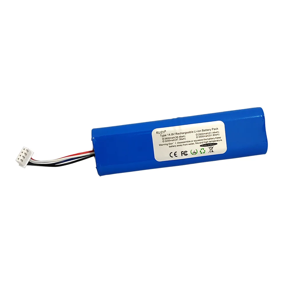14.8V 3500Mah Batterij Voor Xiaomi Sweeper Batterij 2c Mijia Geïntegreerde Robot Stytj03zhm Stofzuiger Batterij 18650 Li Batte
