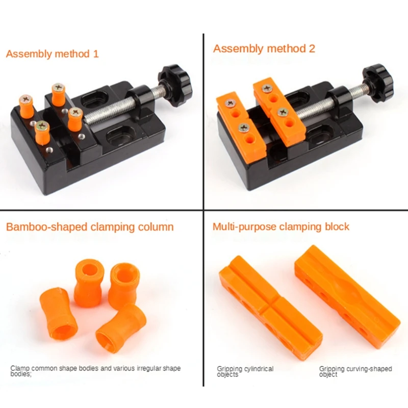 Инструмент для резьбы по ремеслу DIY Скульптура Мини-челюсть для настольного зажима Дрель Пресс Настольные тиски