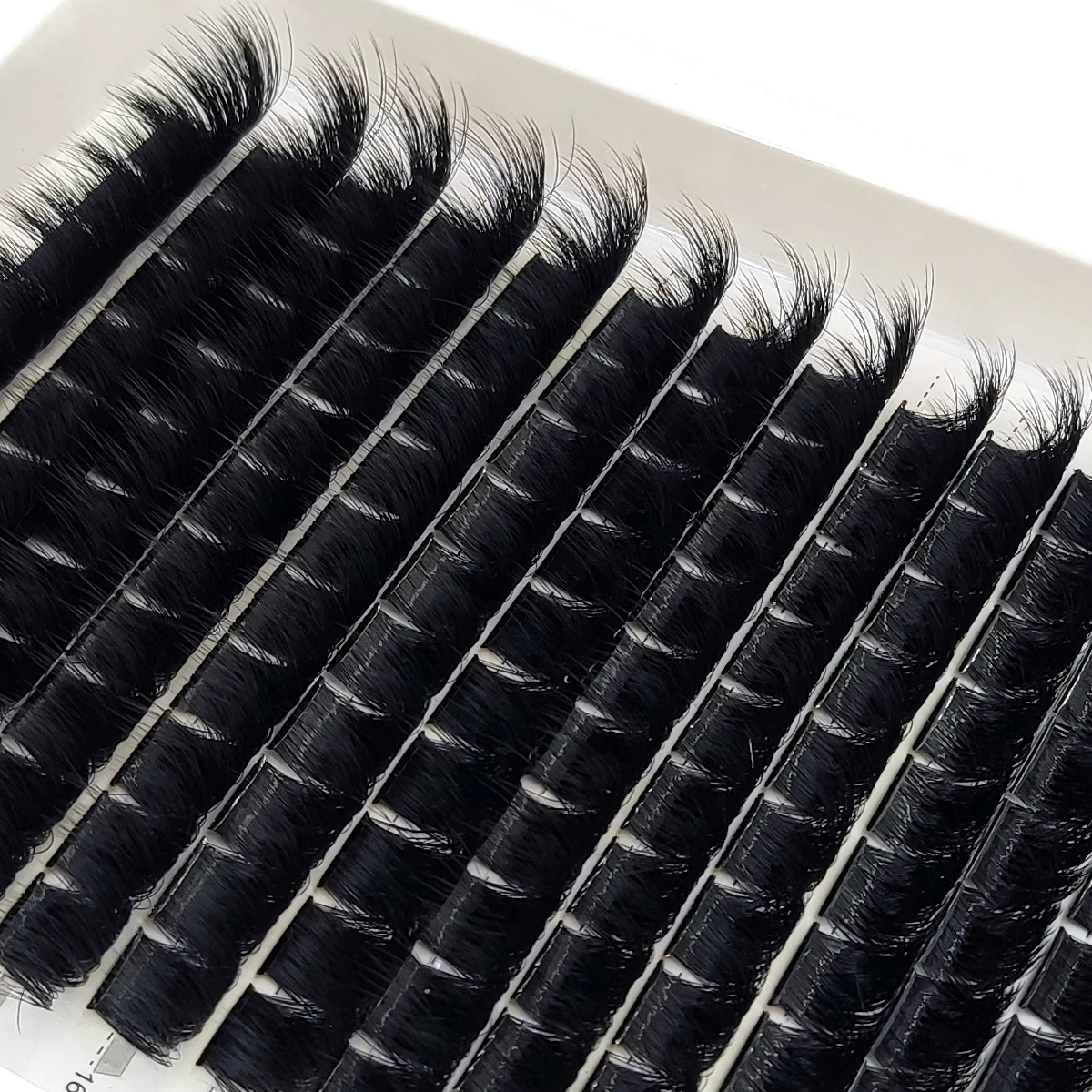 HBZGTLAD 8D Luxuriöse Flauschige DIY 80D-300D Wimpernbüschel 10-20mm Gemischte Länge Wimpernverlängerung 0,07mm Russische D-Curl Dicke – Detail 11