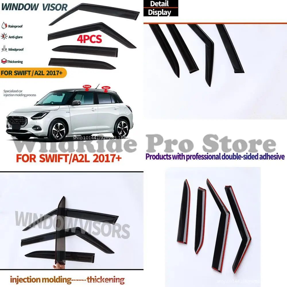 

1 комплект для SUZUKI Swift YED 2025 + оконный козырек подходит для трансграничного Suzuki Swift Rain солнцезащитный козырек