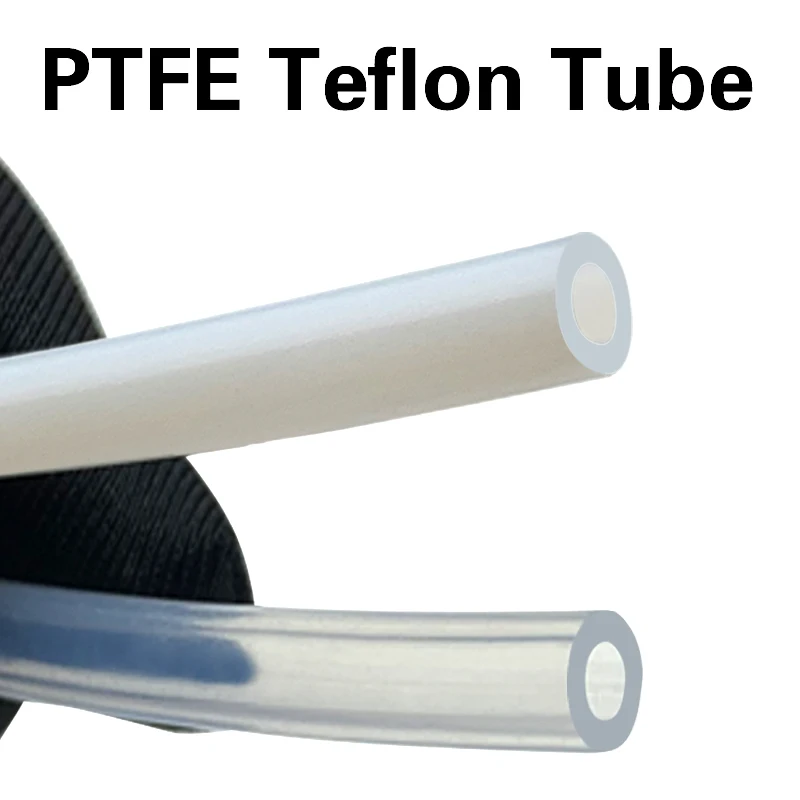 1M 2M PTFE Tube Transmit Pipe Bowden Extruder ID 17mm x 20mm OD F46 Rigid Pipes Temperature Corrosion Resistance 600V