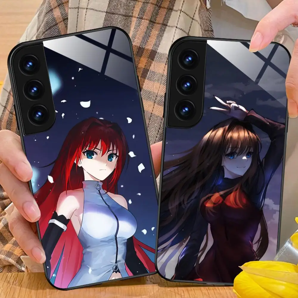 

Цветной чехол для мобильного телефона Mahou Aozaki Aoko Glass для Samsung Galaxy S26 S25 S24 S23 S22 S21 S20 Note20 Plus FE Ultra