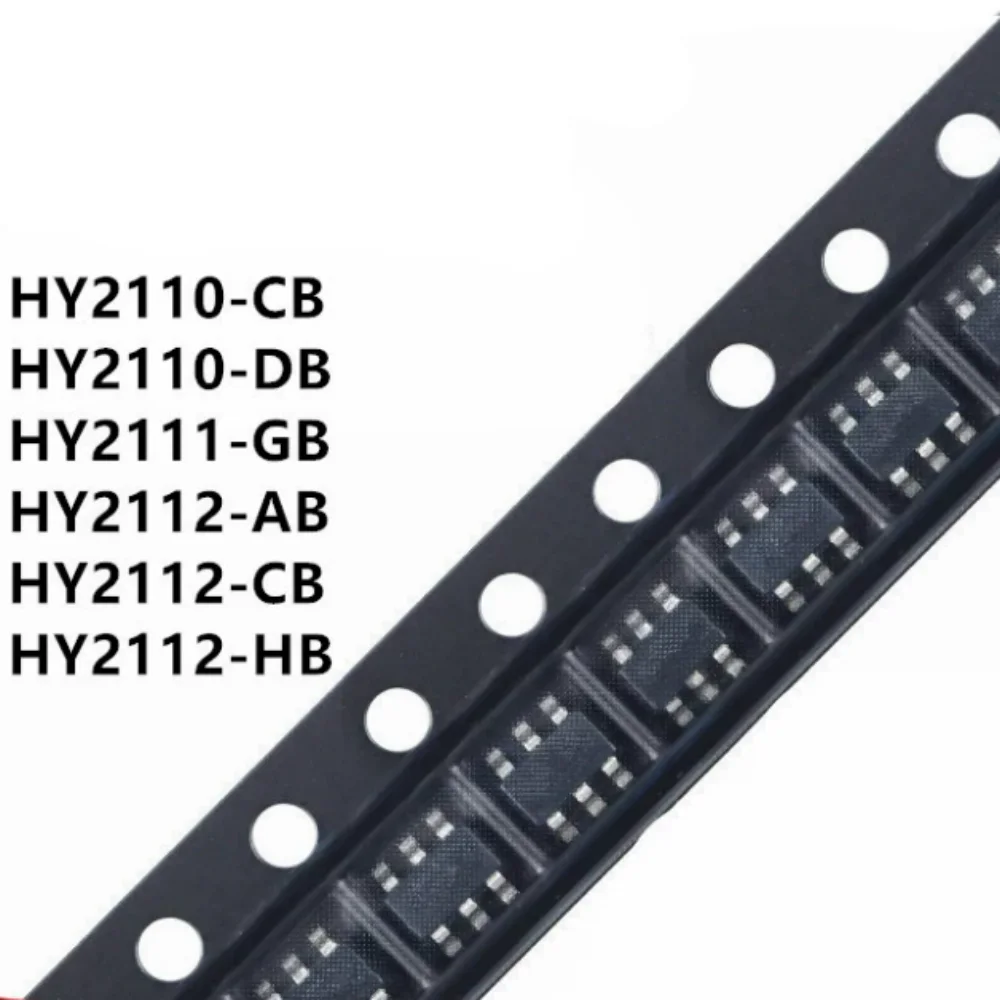 10PCS HY2110 HY2111 HY2112 CB DB GB AB HB Lithium Battery Protection Chip SMD SOT23-6