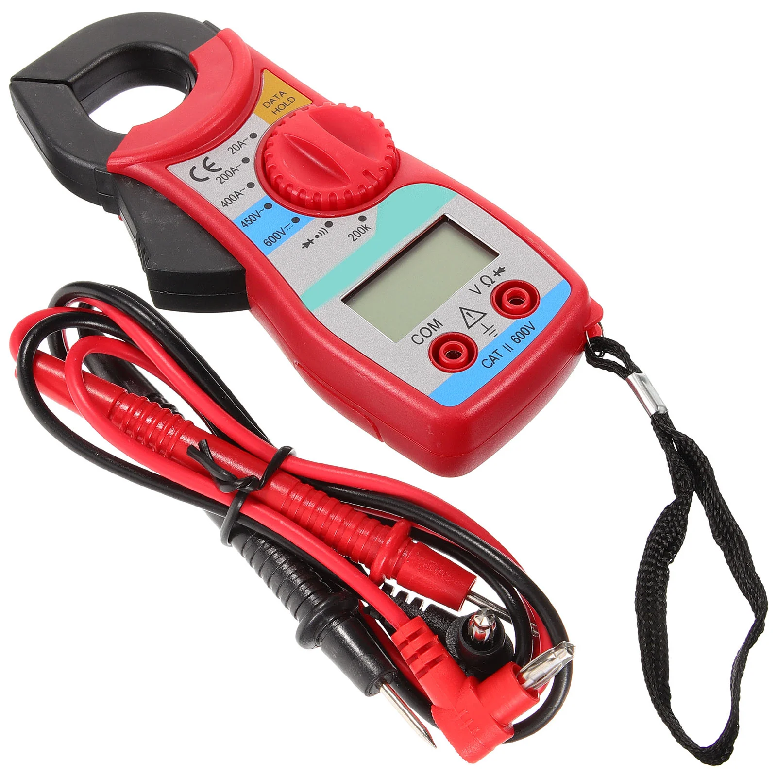 

Digital Clamp Meter Multifunctional Volt Amp Tester Accurate Measurement Versatile Tool Easy Use Clamp on Dc Current
