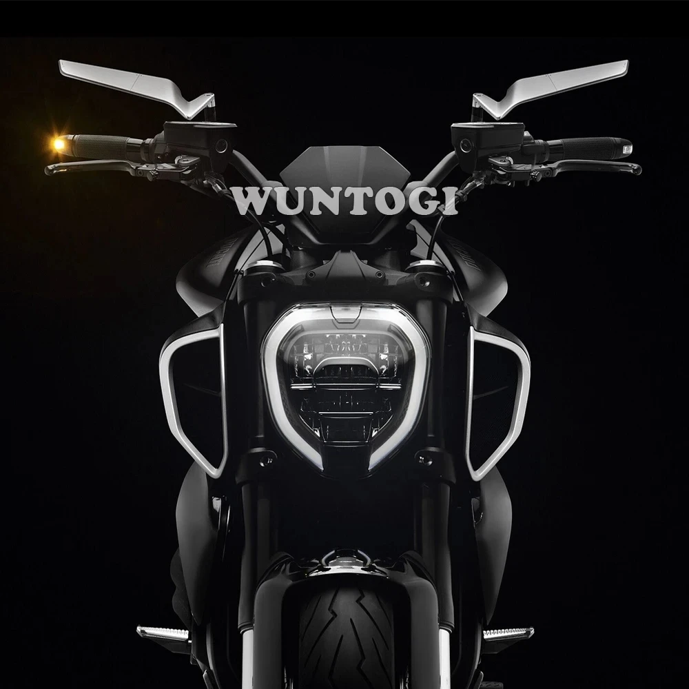 for Ducati DiavelV4 2023 Motorcycle New  Rearview Mirrors Adjustable Rotating Stealth Wing CNC Aluminum Diavel V4 Accessories