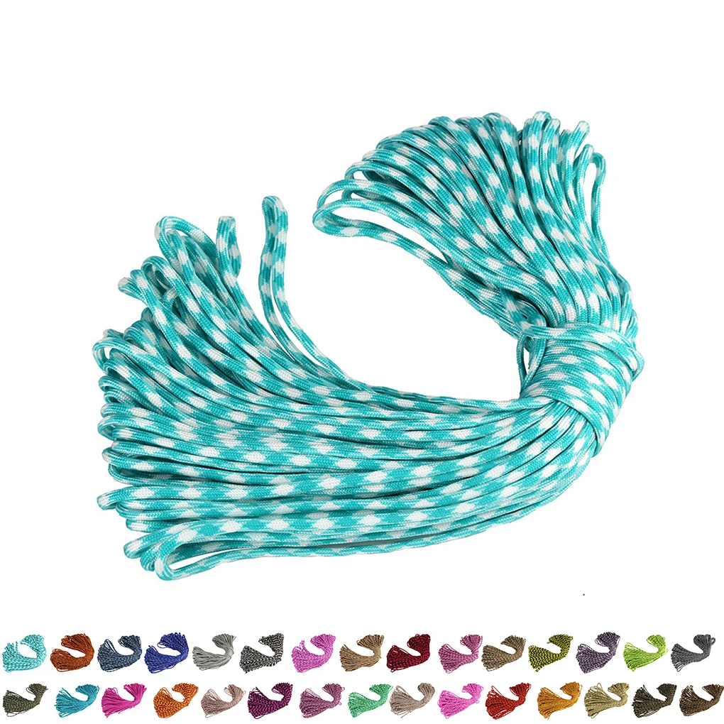 100 متر 5 مللي متر 7-core خيمة التخييم إصلاح النسيج ملزمة مظلة حبل مضفر الحبل المنزل في الهواء الطلق خط الحياة