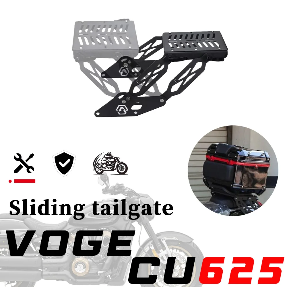 Removable rear shelf sliding tail storage box suitable for VOGE CU625 cu 625 625CU