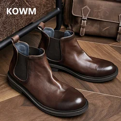 KOWM COWHIDE hiking shoes men's outdoor women's sneakers trekking walking mountain shoesTravel shoes casual shoes Trail shoes
