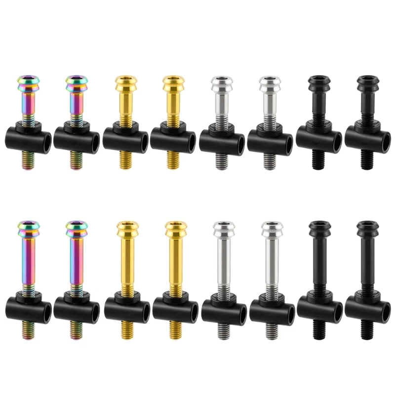 Titaniums Alloy Seatpost Screw 5x30/40mm Seatpost Fixed Bolts Round Head Screw Universals Seatpost Cycling Screws