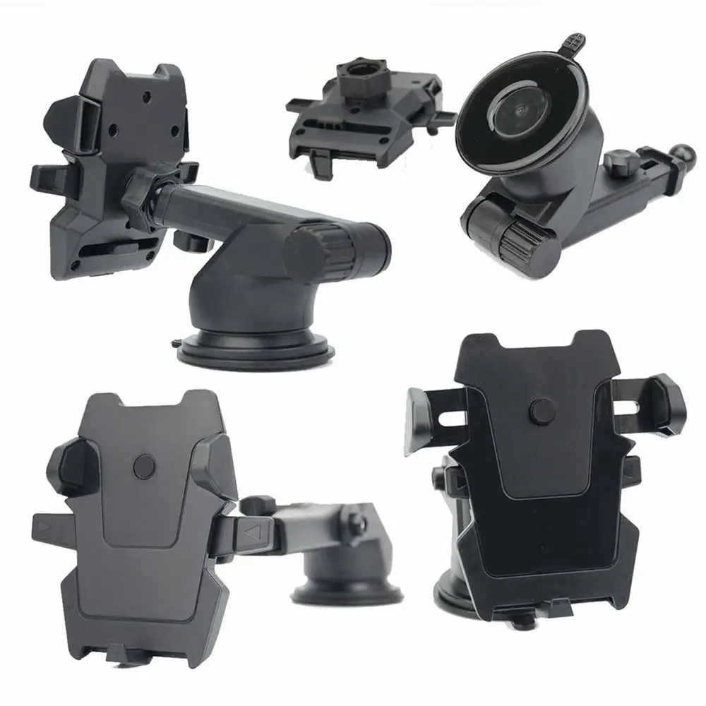 البلاستيك لوحة سيارة حامل قابل للتعديل طويل الرقبة السيليكون مصاصة 360 تدوير حامل هاتف السيارة الزجاج الأمامي جبل المحمول #6