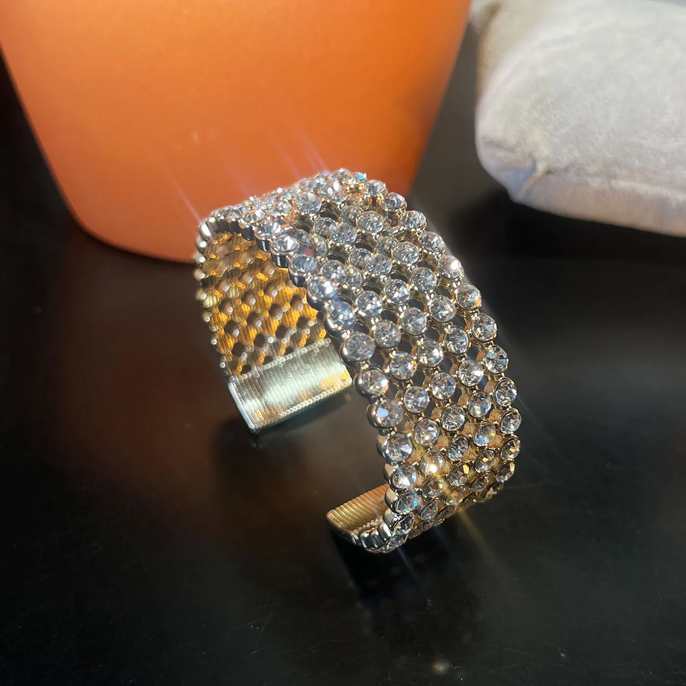 Xiaoxiangfeng high-end full diamond exquisite fashion bracelet personalized trendy high version bracelet