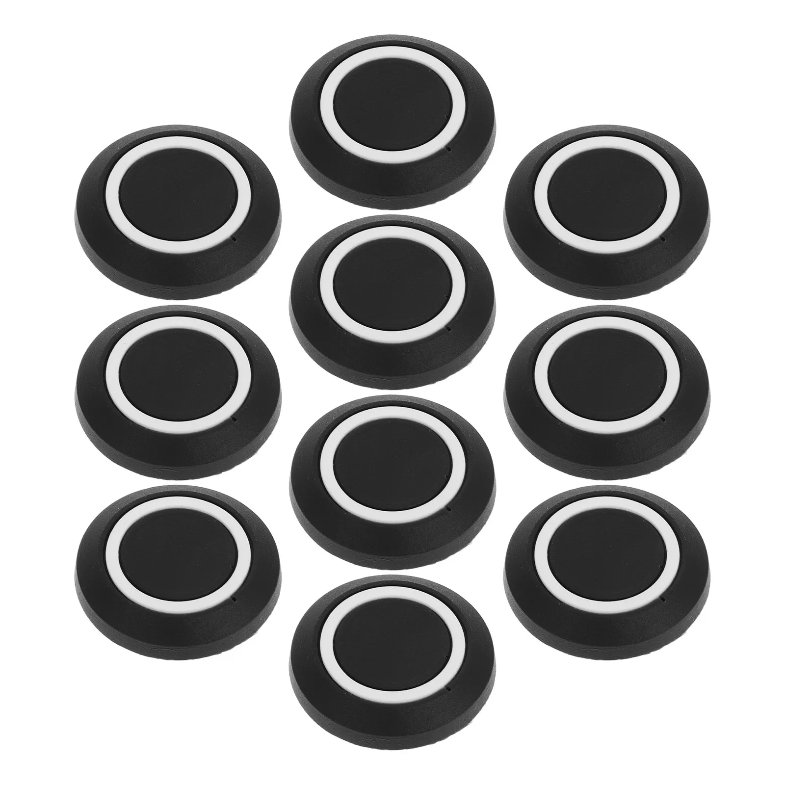 10Pcs Door Edge Guard Black Rubber Peel and Stick Car Protector Universal for Door Sill Bumper Trunk Rear Side Scratch Dent