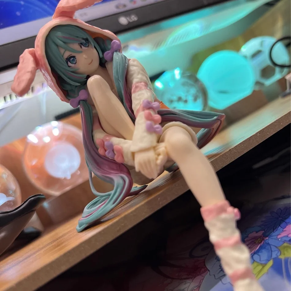 Noodle Stopper Hatsune Miku Handgefertigte Anime-Figur PVC Sammlermodell Puppe Desktop-Dekoration Ornamente Weihnachtsgeschenk