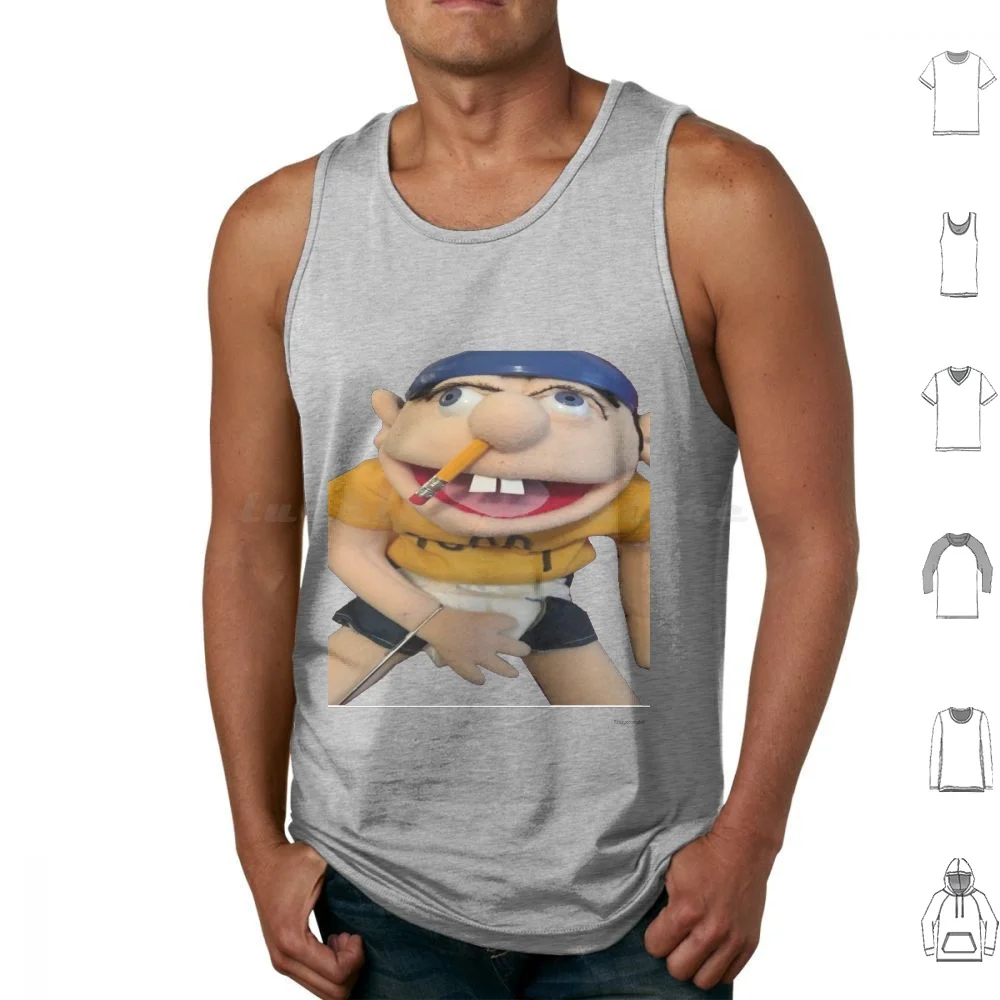 Sml Jeffy Tank Tops Vest Sleeveless Jeffy Sml Why Uh Dipper Funny