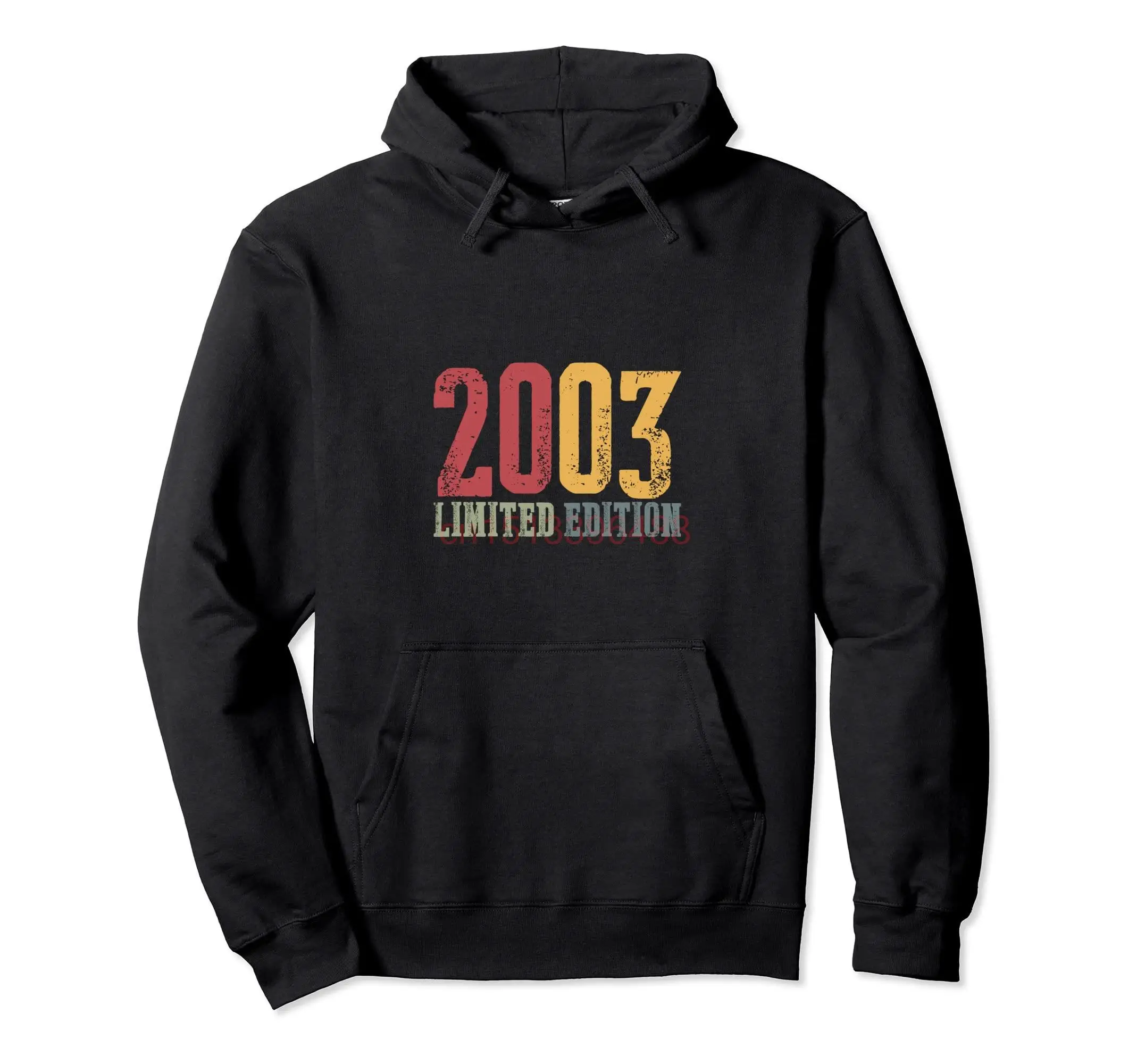 95 % Baumwolle Vintage 2003 Limited Edition 20th 00's Geschenk Pullover Hoodie Sweatshirt Herren Damen Trainingsanzug Kleidung