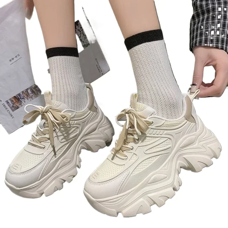 Women Buffalo Shoes Spring Summer 2024 Sports Platform Sneakers Vintage Casual Tennis Female Chunky Harajuku Korean Footwear