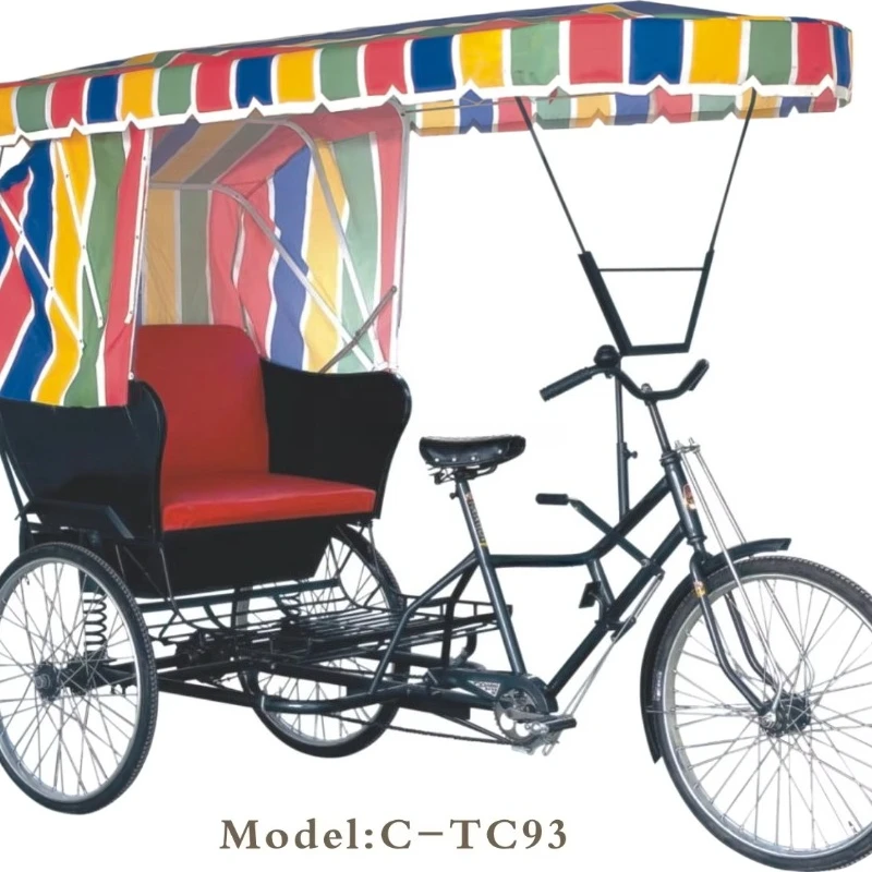 

Classic retro tricycle for taxi or bicycle rickshaw