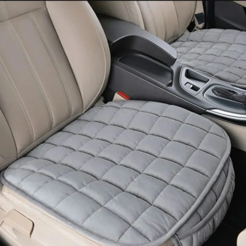 Universal Winter Warm Car Seat Cover Cushion Anti-Slip Front Chair Breathable Pad Protector for Car Seats