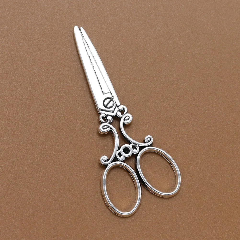 

20Pcs Alloy Barber Scissor Pendants Charms for DIY Jewelry Making Necklace Bracelet Keychain Accessories Vintage Silver