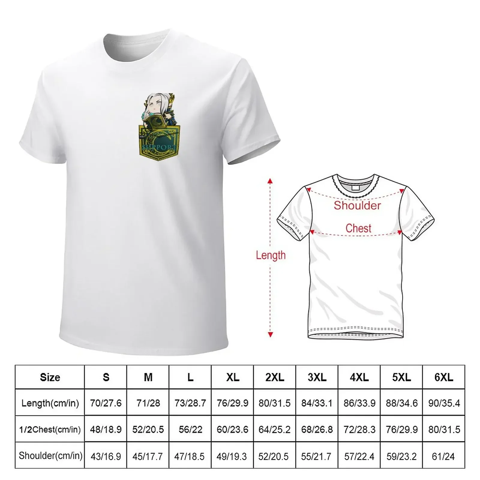 Mobile Legends Estes Pouchie Shirt - In Pocket T-Shirt plus sizes anime Short sleeve tee summer clothes shirts men graphic