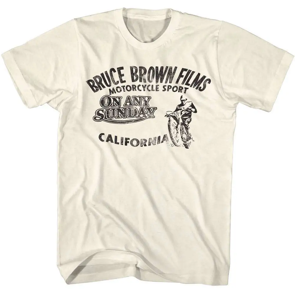 Bruce Brown Films Motorcycle Sport Men's T Shirt