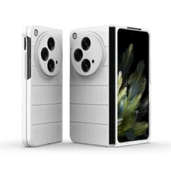 ELVEV Shockproof Beautiful Skin - Feeling Hard Plastic Phone Folding Case for Oppo Find N3 / OnePlus Open